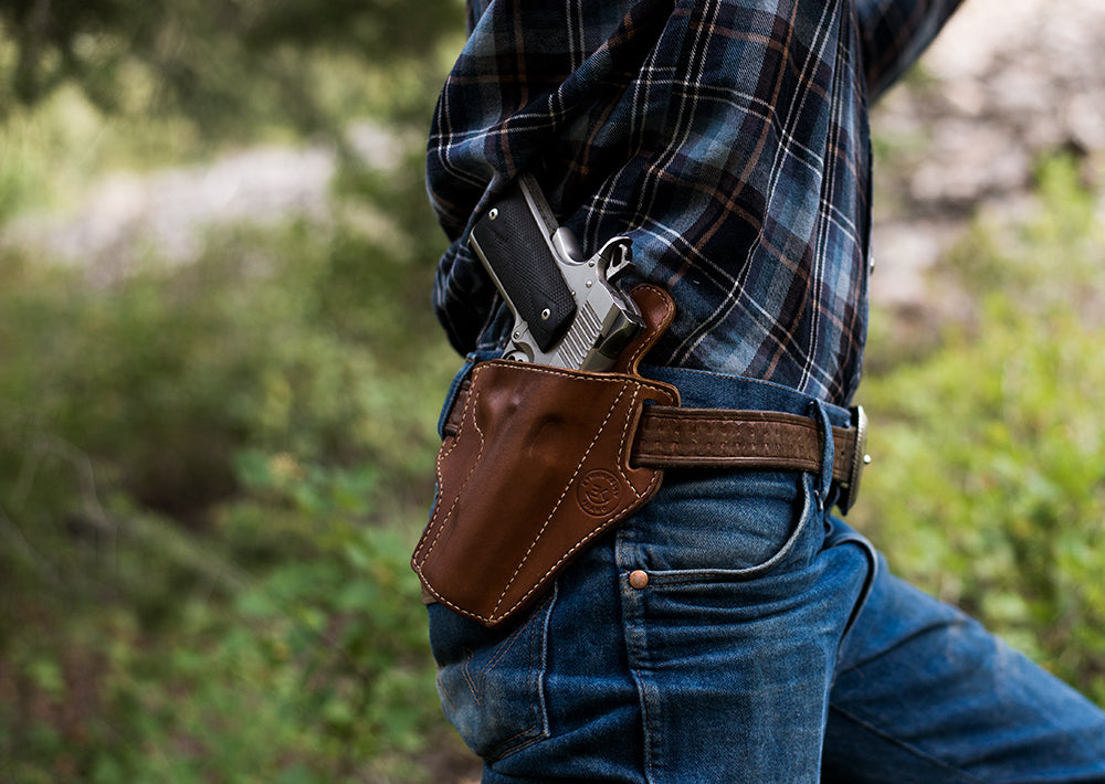 Backcountry Chest Holster – Ethan Kelly Leather