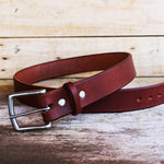 Load image into Gallery viewer, 50 Year Single Full Grain Cowhide Belt (Mahogany)
