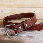 Load image into Gallery viewer, 50 Year Double Full Grain Cowhide Belt (Mahogany)
