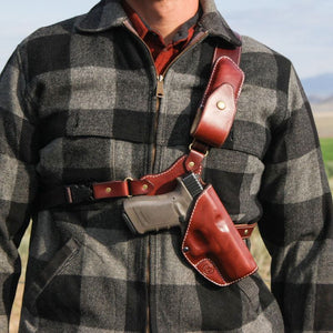 Backcountry Chest Holster – Ethan Kelly Leather